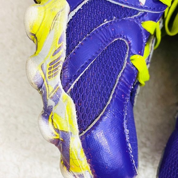 NEW BALANCE 825 Purple & Neon Green Sneakers - Picture 7 of 10